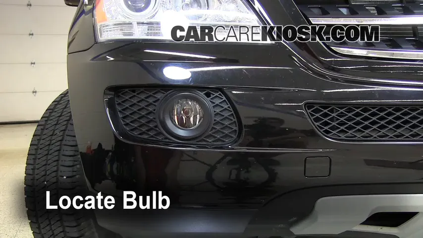 2007 Mercedes-Benz ML350 3.5L V6 Éclairage Feu antibrouillard (remplacer l'ampoule)